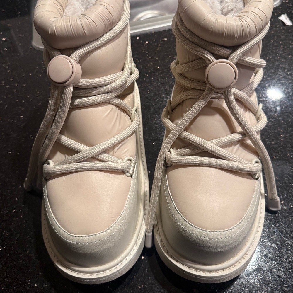 United Nude Natural Zembla Artic Platform Boot Cream Winter Boots size 38 (7/8) - Picture 5 of 10